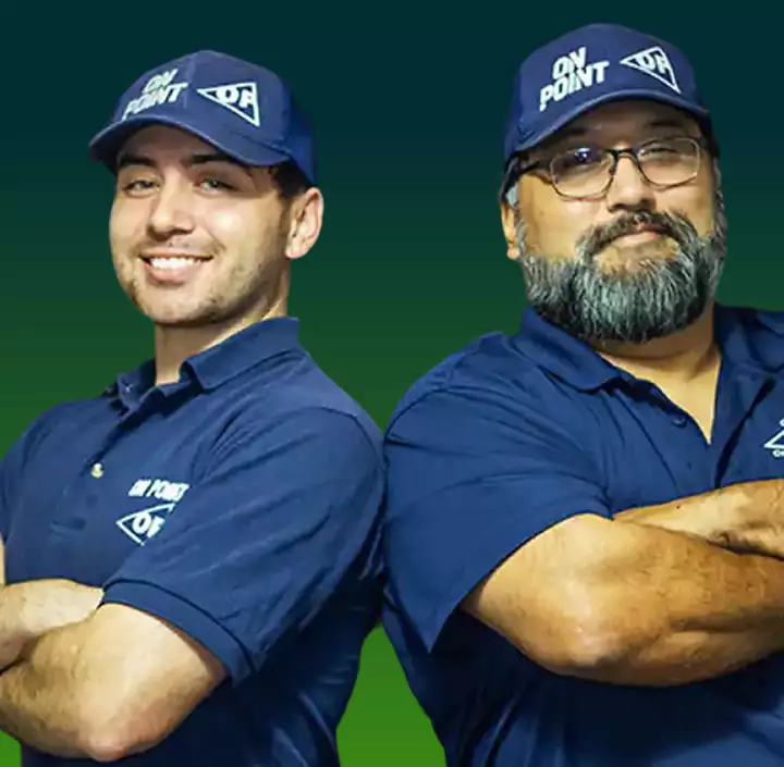 Jorge and Austin, the father and son owners