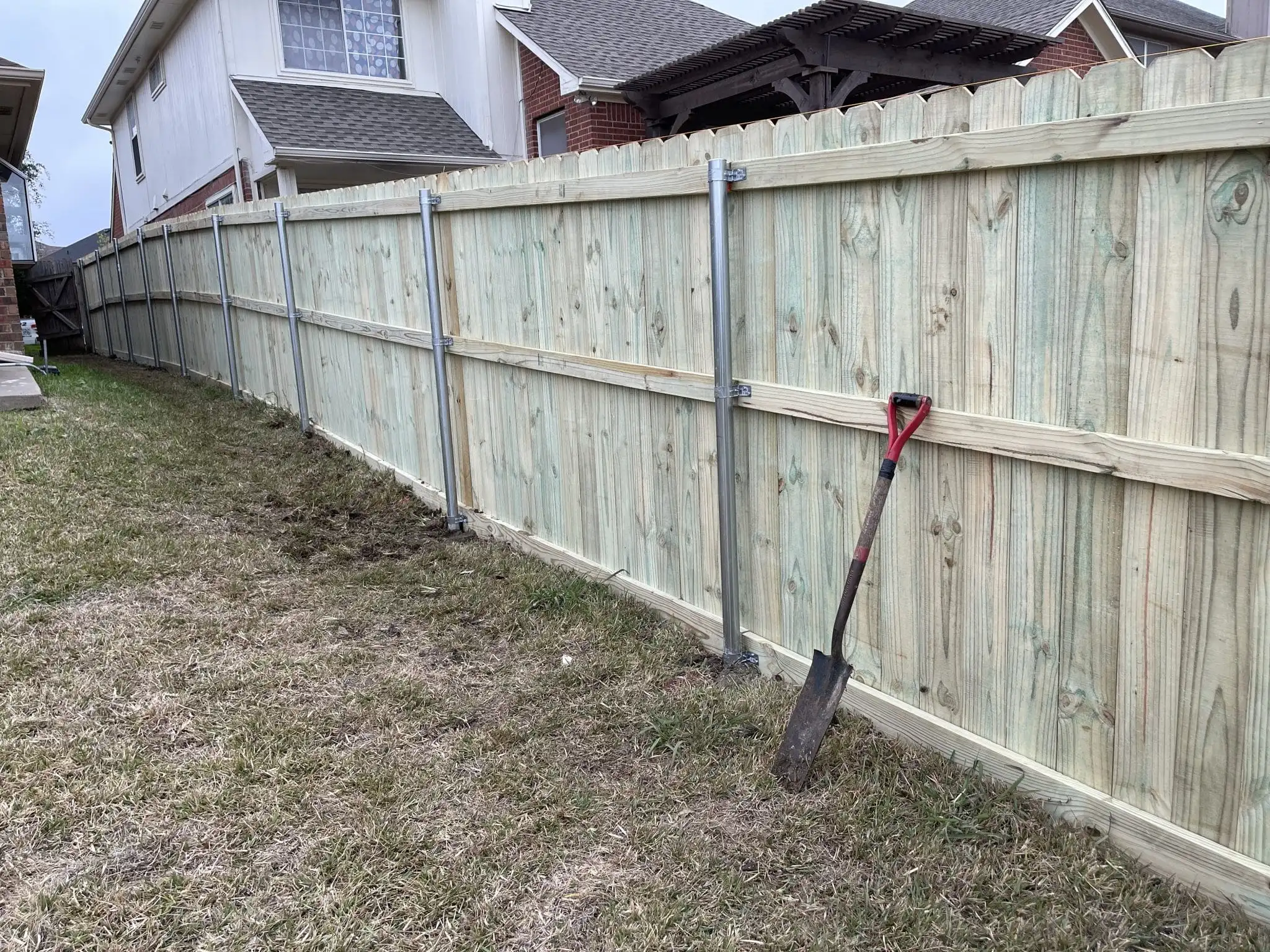 Yellowstone 6 ft treated pine dog eared fence in DFW, photo 3