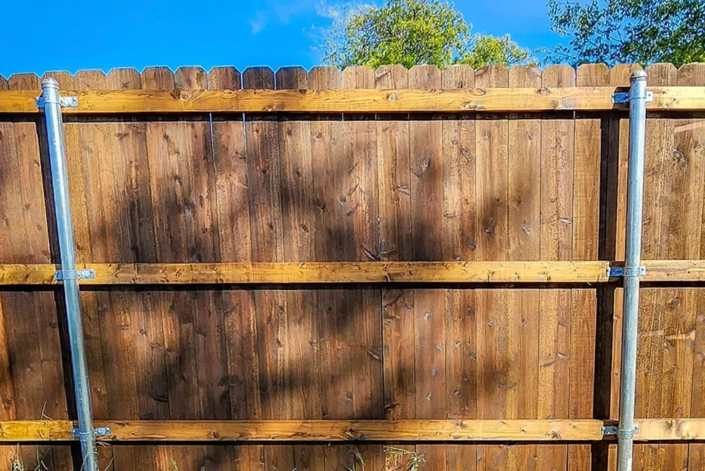 The Zion 6 ft dog eared Japanese cedar fence