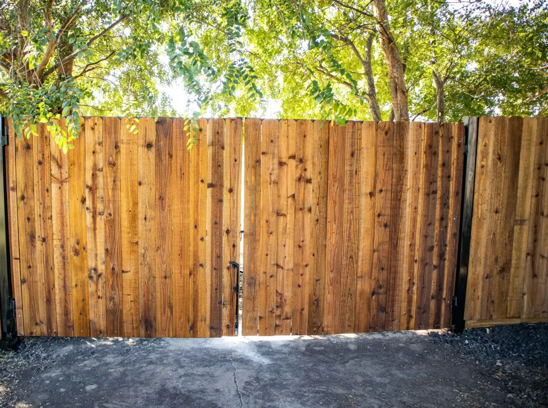 Brownstone 6 ft dog eared cedar fence in DFW, photo 10