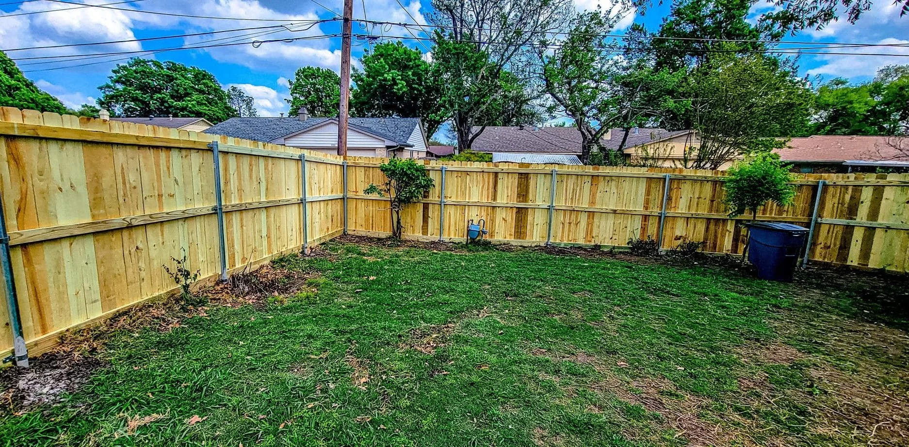 Yellowstone 6 ft treated pine dog eared fence in DFW, photo 4